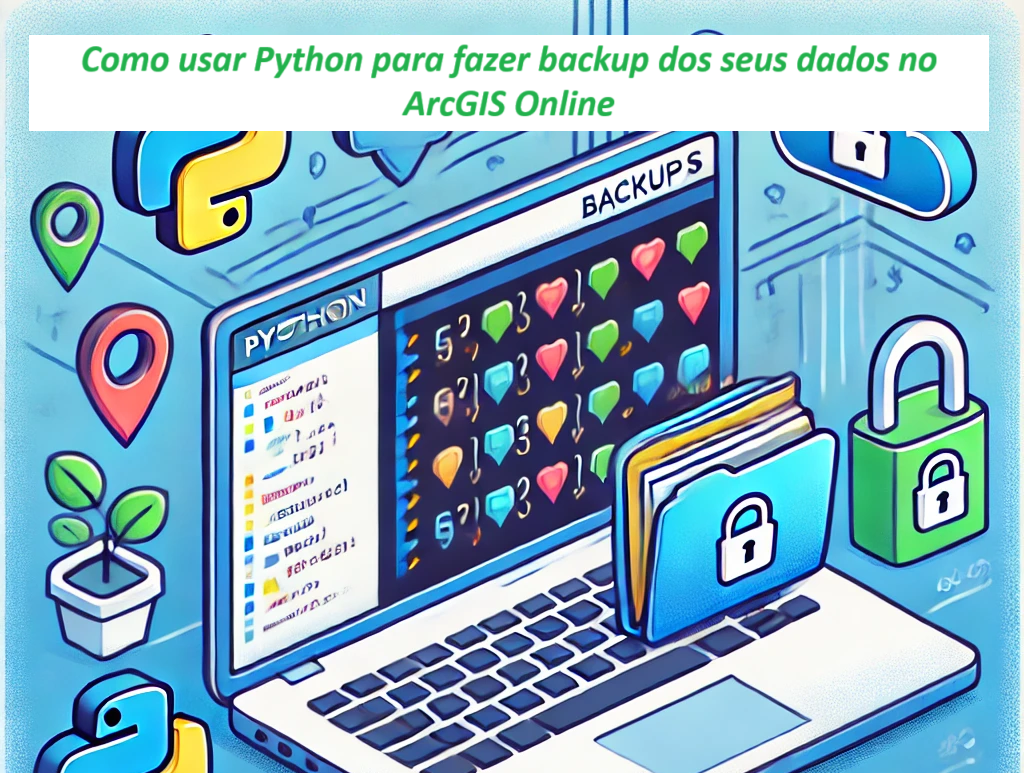 Como usar Python para fazer backup dos seus dados no ArcGIS Online