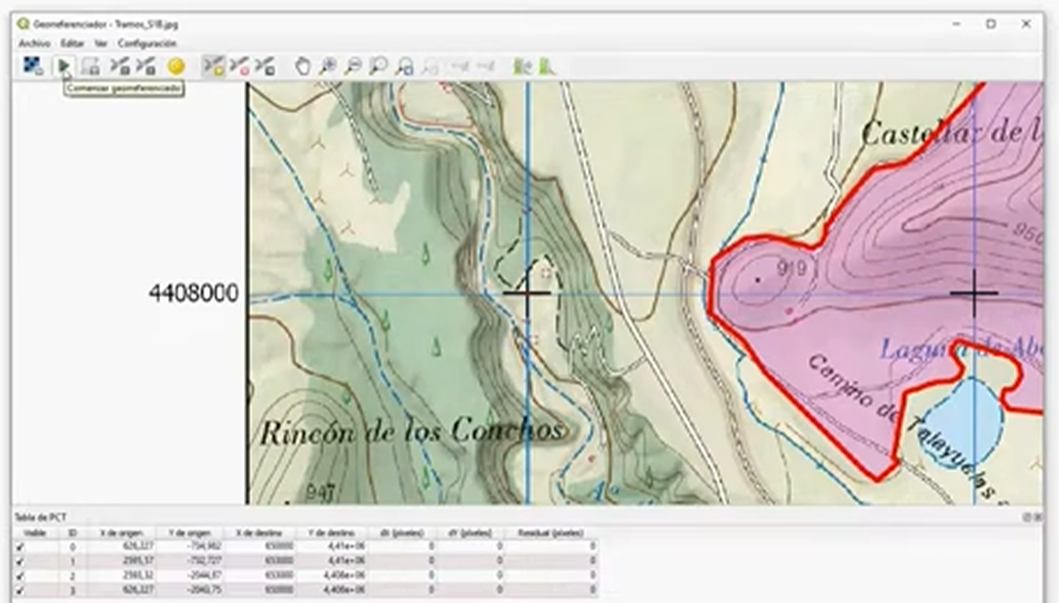 georeferenciador qgis