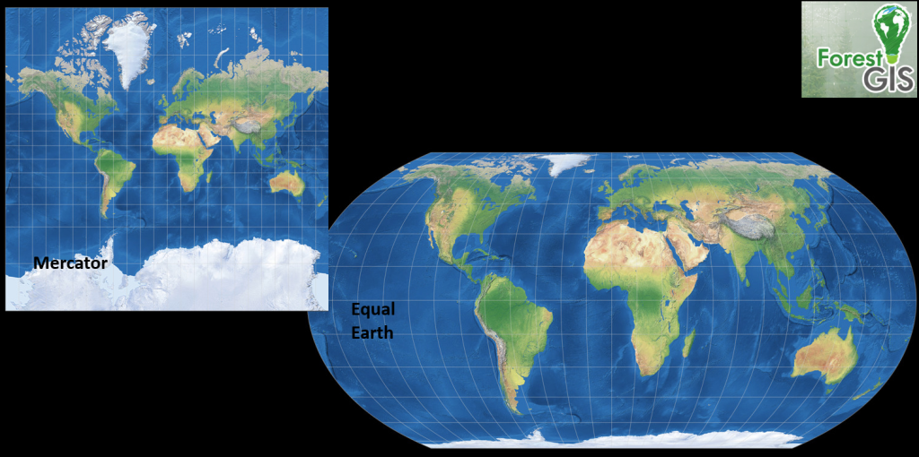 A ONU quer mudar o mapa-múndi. Mas a projeção de Mercator está realmente errada? 1 Equal-Earth-Comparison-with-Mercator
