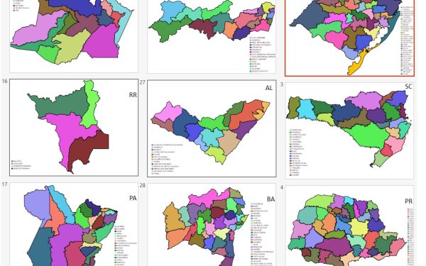 Microrregiões Brasileiras por Estado – PowerPoint Editável (Classificação Histórica)