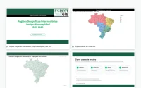 Mesorregiões / Regiões Geográficas Intermediárias – IBGE 2025 – PowerPoint Editável