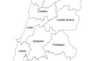 PORTUGAL: Shapefiles de todo o país 2 Províncias de Portugal como Objetos Editáveis