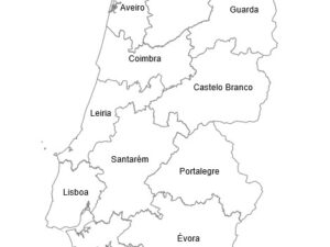 Vetores de Mapa Vetorial Portugal E Distrito De Evora e mais