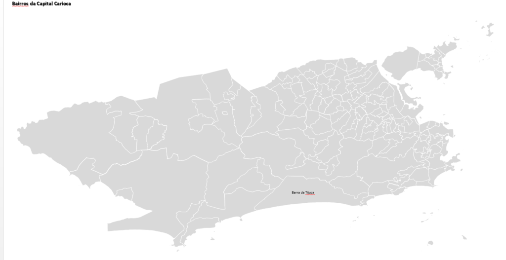 Mapa Da Região Metropolitana Do Rio De Janeiro E Bairros Da Capital Carioca 9040