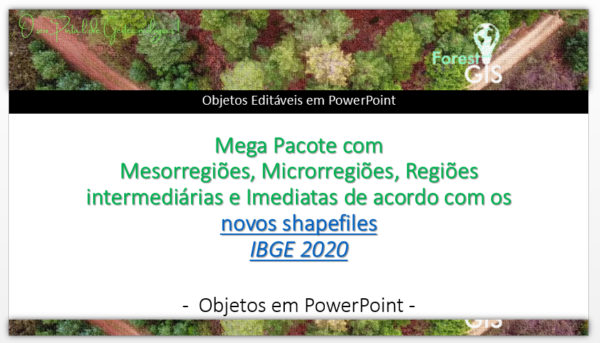 IBGE 2020: Mesorregiões, Microrregiões, Regiões intermediárias e Imediatas