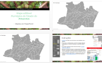 Novos produtos na nossa loja 19 Municípios do Amazonas como objetos editáveis pptx