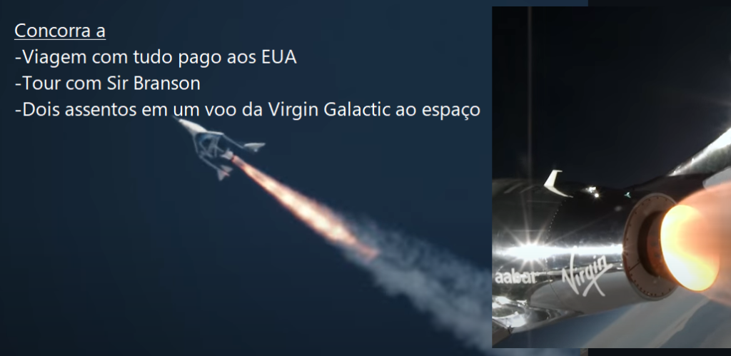 Concorra a dois assentos em um voo da Virgin Galactic ao espaço
