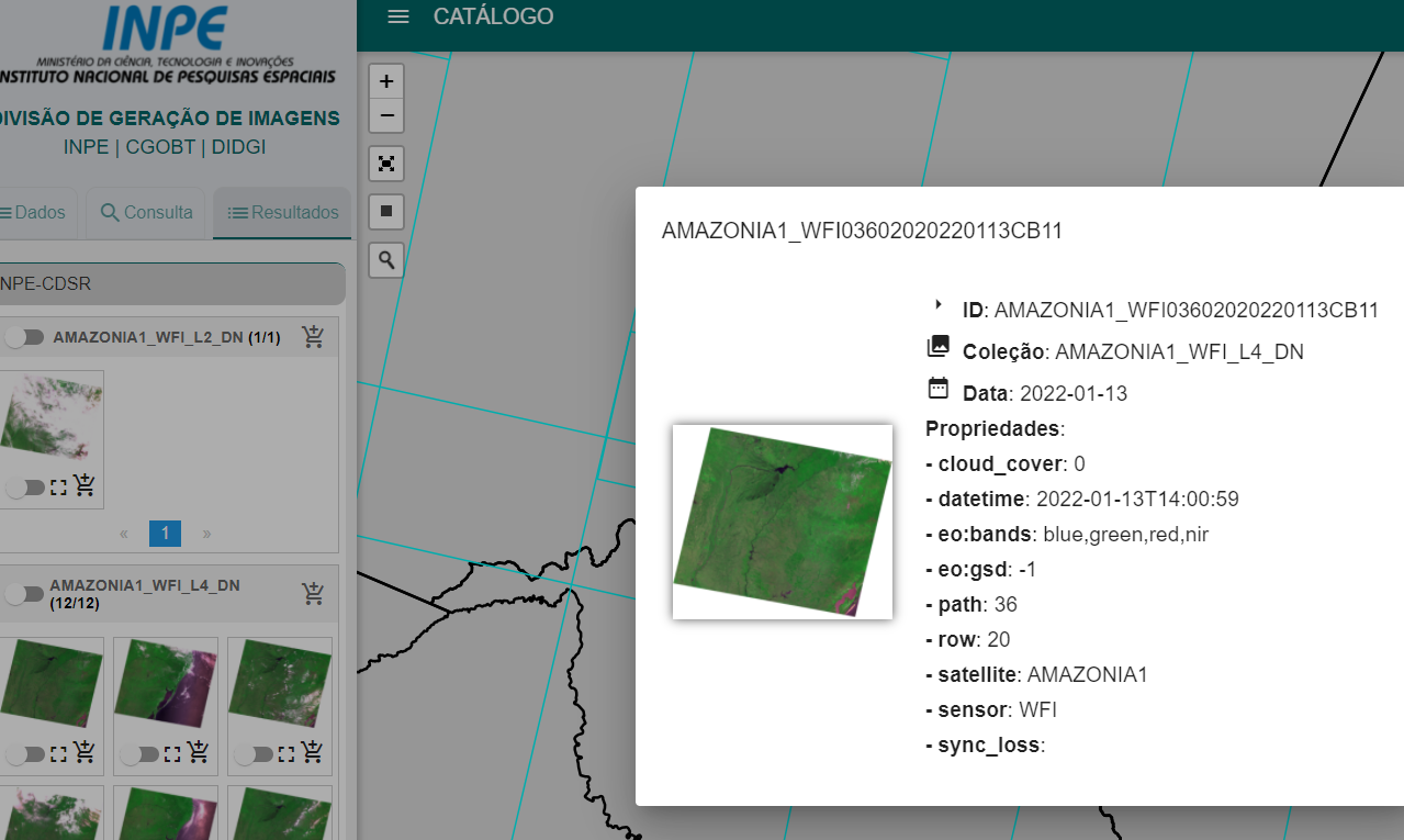 Imagens do satélite Amazonia-1 já estão disponíveis para o público