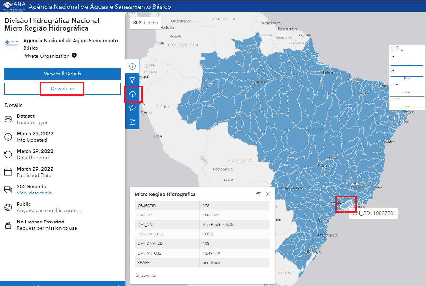 Distritos de Portugal -  - Portal de dados abertos da