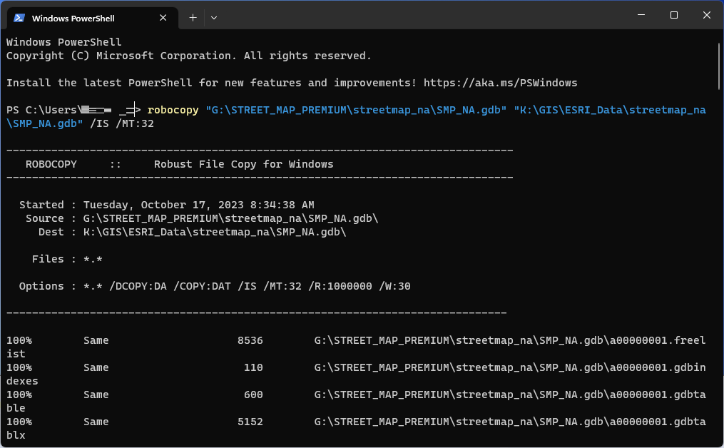 Copia rápida e segura com Robocopy – Tupiweb