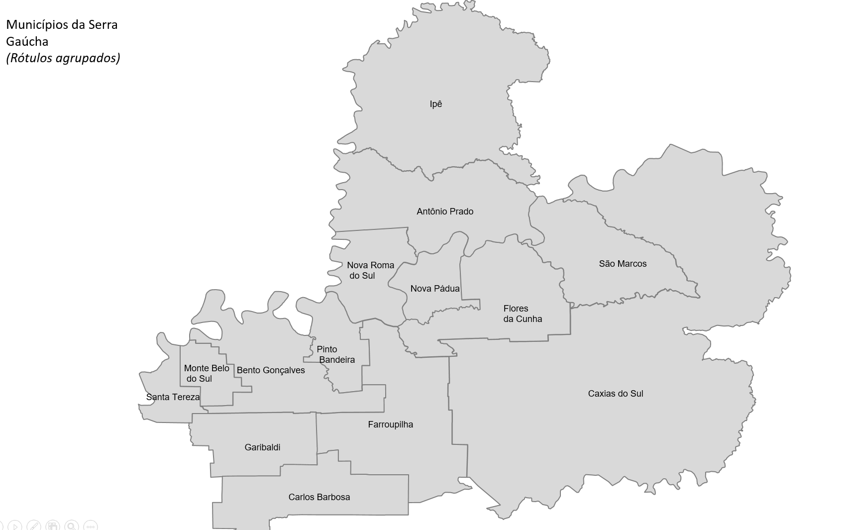 Mapa Digital da Serra Gaúcha e Regiões Turísticas do Rio Grande do Sul – PowerPoint Editável 8 image