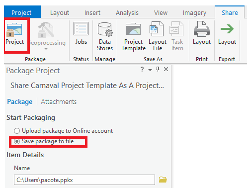 Como enviar um projeto completo do ArcGIS sem perder dados ou conexões