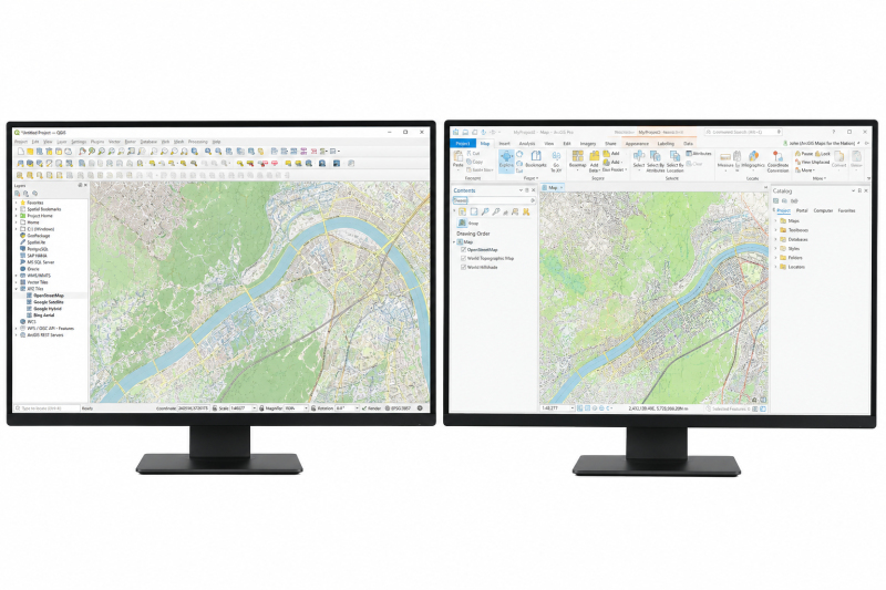 QGIS vs ArcGIS Pro: 2026 deixou de ser uma guerra e virou escolha de arquitetura
