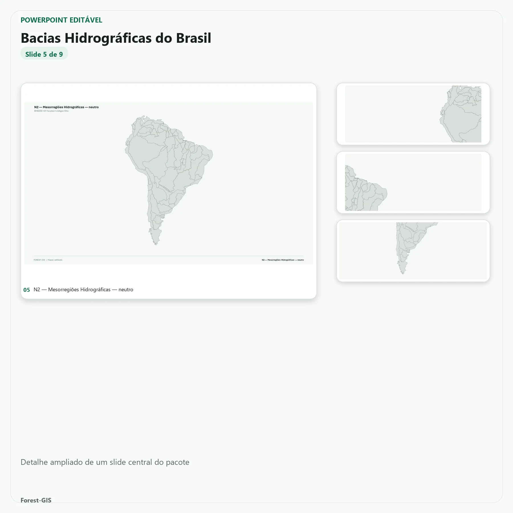 Mapa Hidrográfico do Brasil em PowerPoint Editável | DHN250 e BHB250 6 Mapa Hidrográfico do Brasil em PowerPoint Editável | DHN250 e BHB250 - Imagem 6