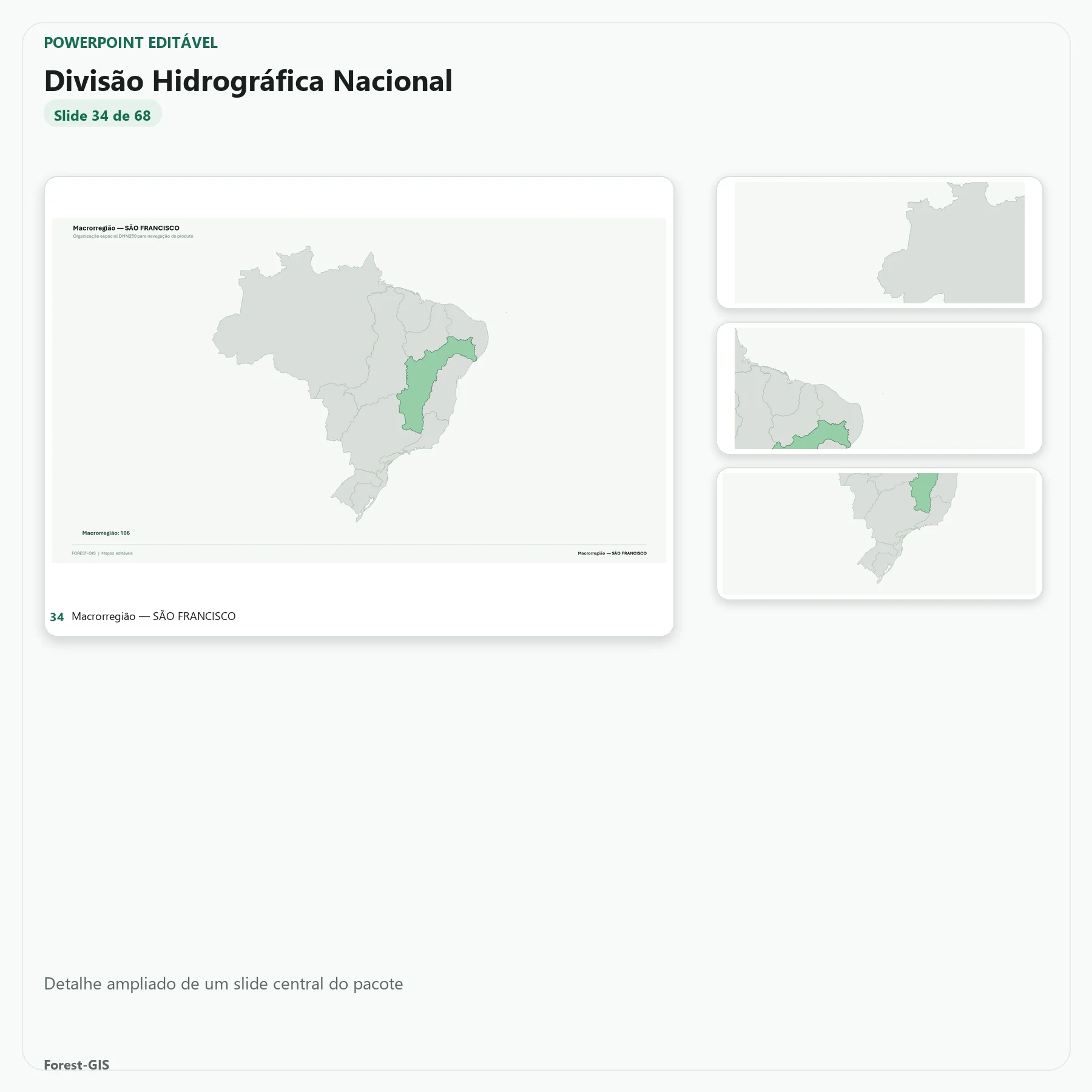 Mapa Hidrográfico do Brasil em PowerPoint Editável | DHN250 e BHB250 1 Mapa Hidrográfico do Brasil em PowerPoint Editável | DHN250 e BHB250