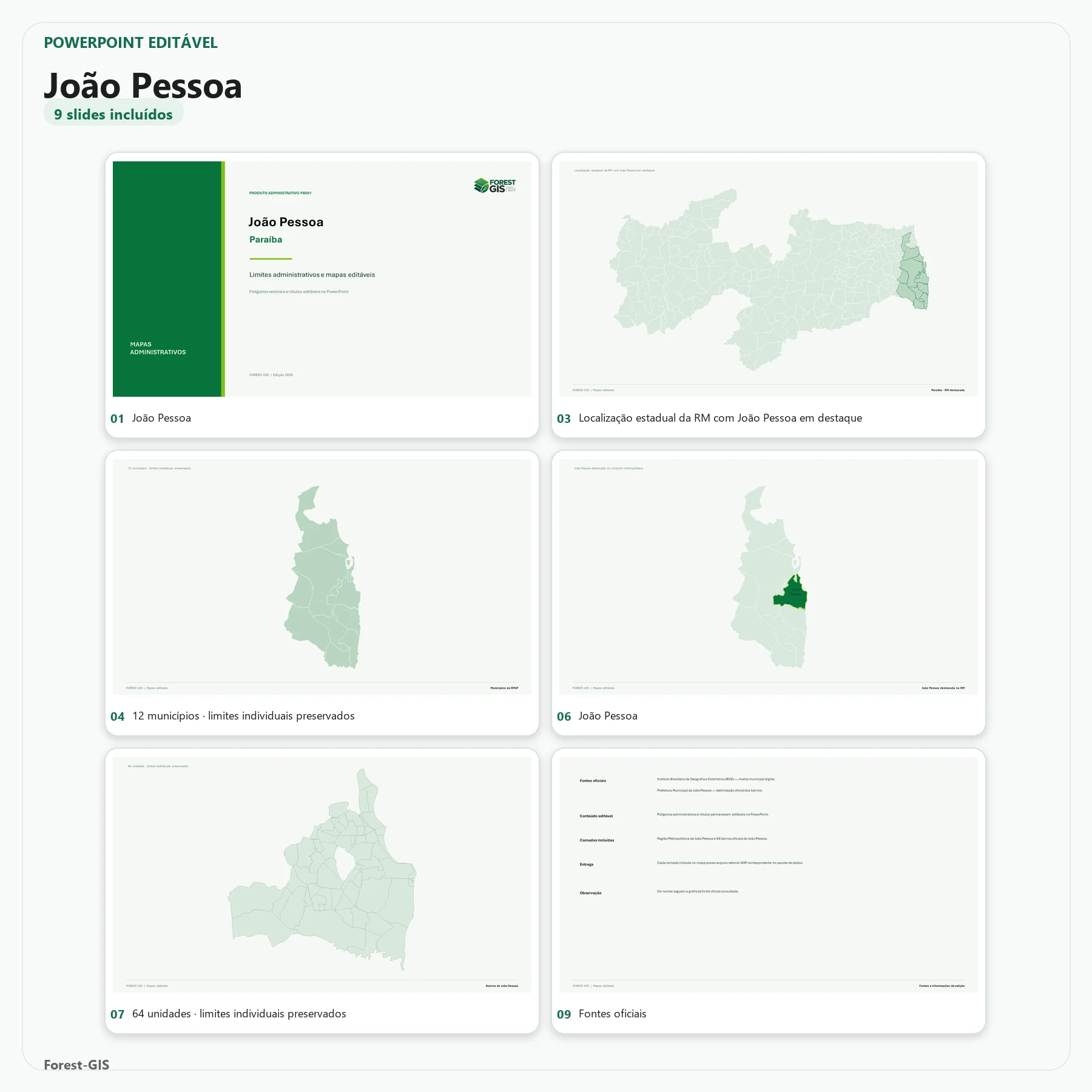 Mapa de Bairros de João Pessoa e Região Metropolitana – 64 Bairros | PowerPoint Editável 2 Mapa de Bairros de João Pessoa e Região Metropolitana – 64 Bairros | PowerPoint Editável - Imagem 2