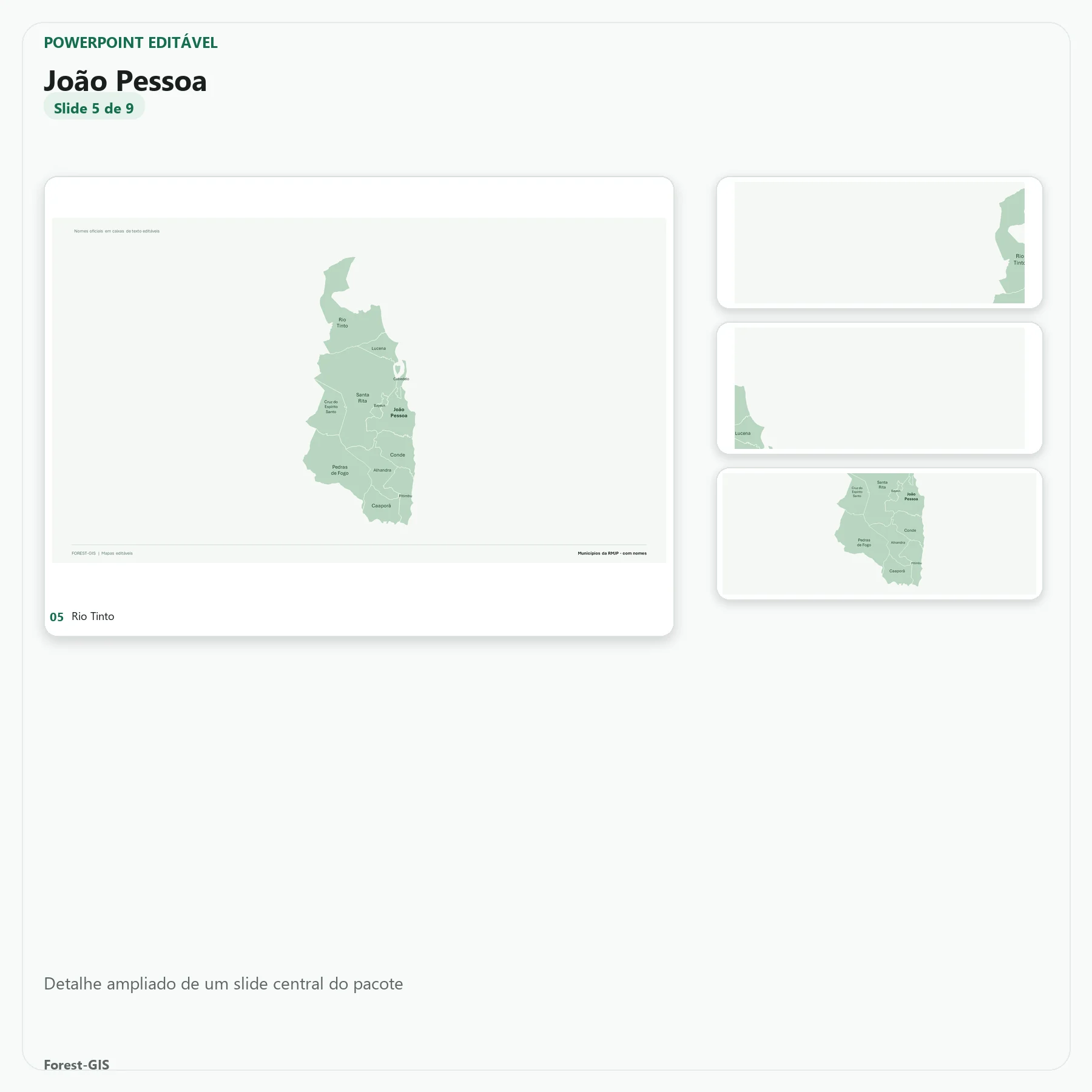 Mapa de Bairros de João Pessoa e Região Metropolitana – 64 Bairros | PowerPoint Editável 3 Mapa de Bairros de João Pessoa e Região Metropolitana – 64 Bairros | PowerPoint Editável - Imagem 3